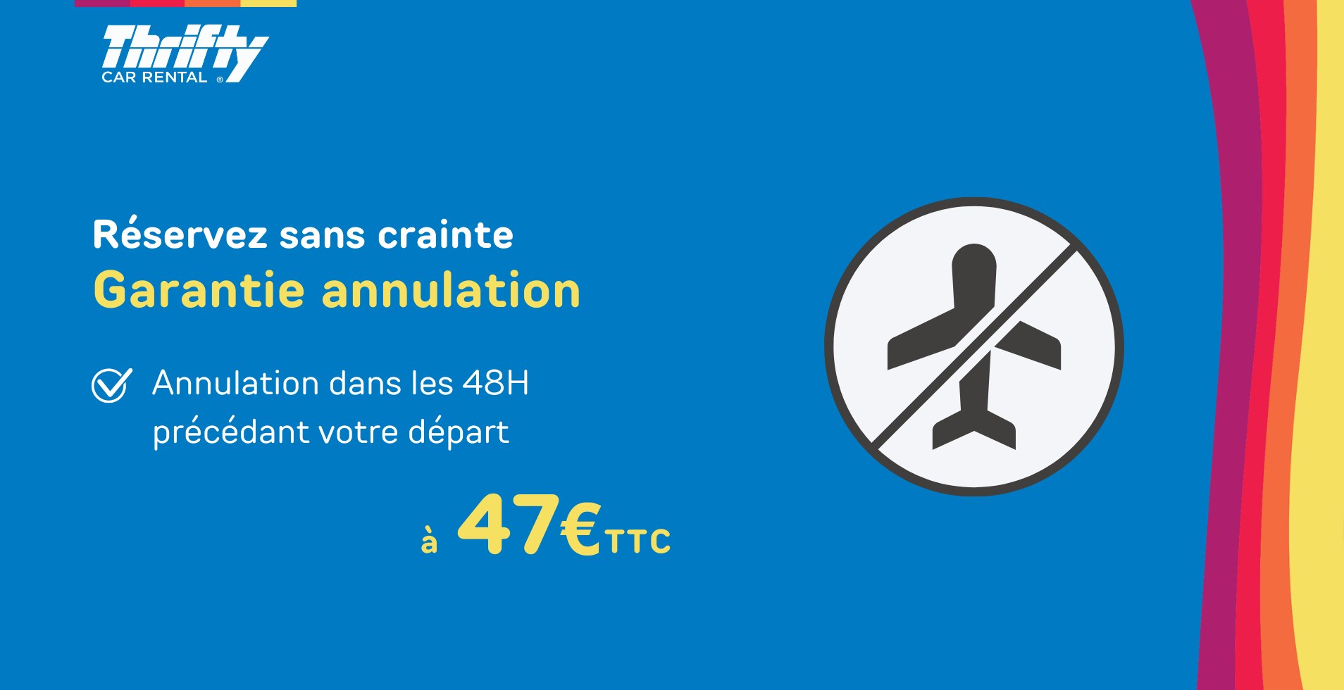 Garantie annulation Thrifty Location voiture Maroc